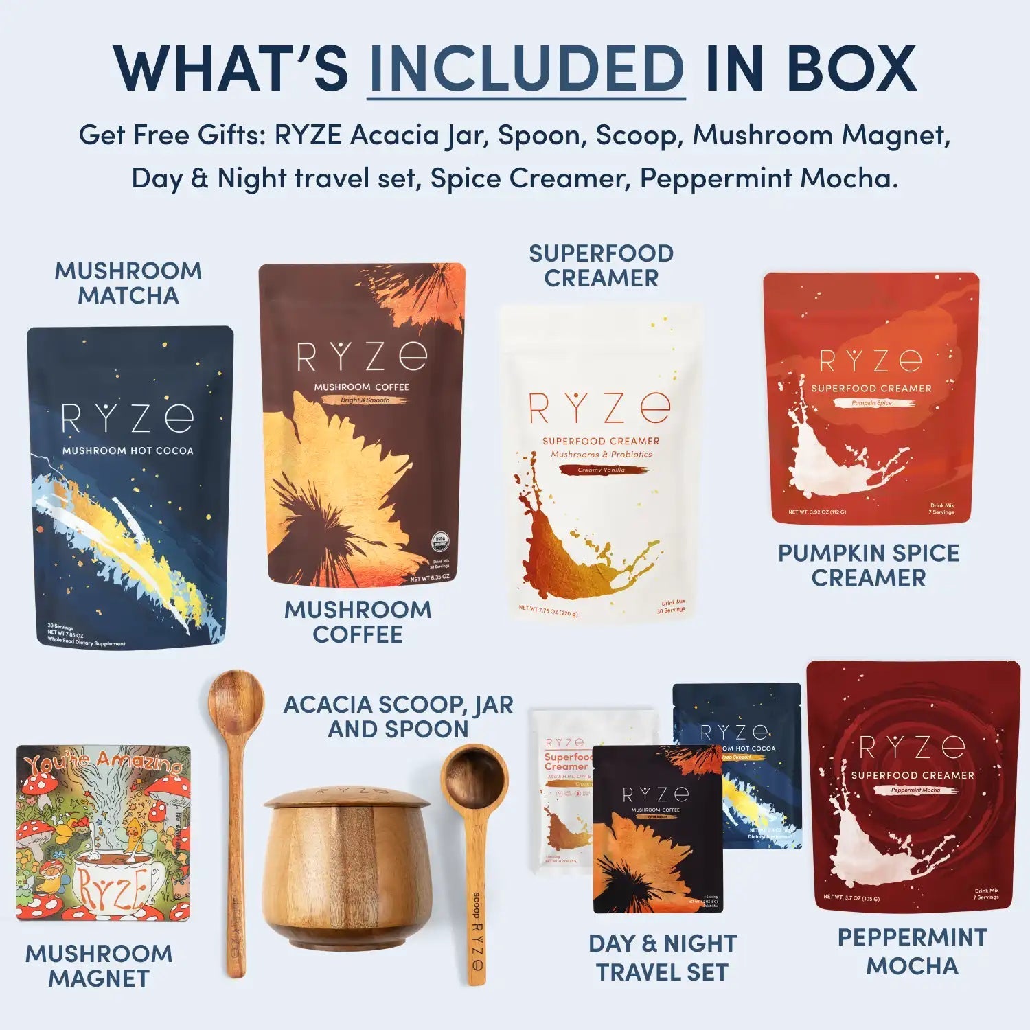 RYZE hot cocoa mushroom drink recipe