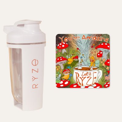 RYZE Shaker Bottle + FREE Gifts